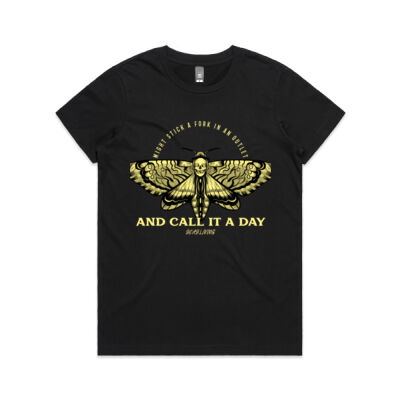 Might Stick A Fork In An Outlet And Call It A Day Womens Tee Thumbnail