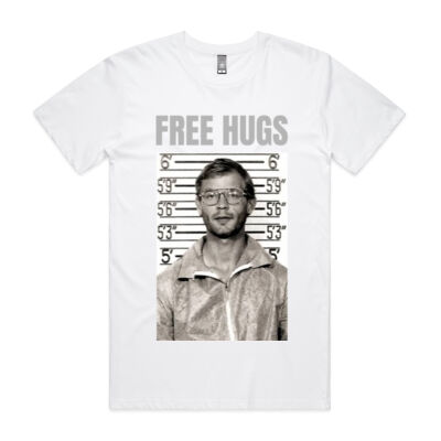 Jeffery Dahmer Free Hugs Mens Tee Thumbnail