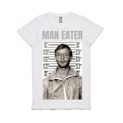 Jeffery Dahmer Man Eater Womens Tee Thumbnail
