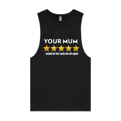 Your Mum 5 Stars Mens Tank Thumbnail