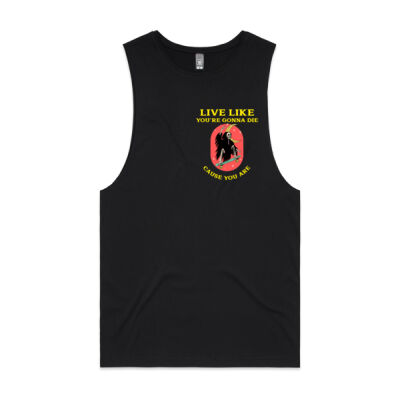 Live Like You're Gonna Die Mens Tank Thumbnail