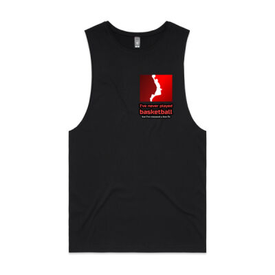 I've Never Played Basketball But I've Rimmed a Few 3's Mens Tank Thumbnail