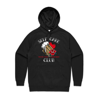 Self Care Club Beers Mens Hoodie Thumbnail